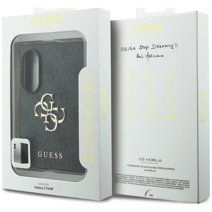Hülle für Samsung Galaxy Z Fold8 F971, Guess, 4G Big Logo, Schwarz