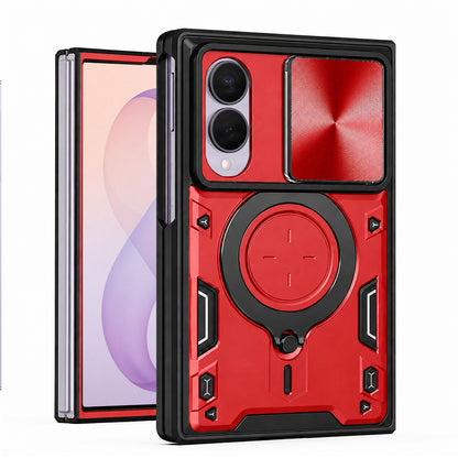 Hülle für Samsung Galaxy Z Fold8 F971, Techsuit, CamGuard Pro, Rot