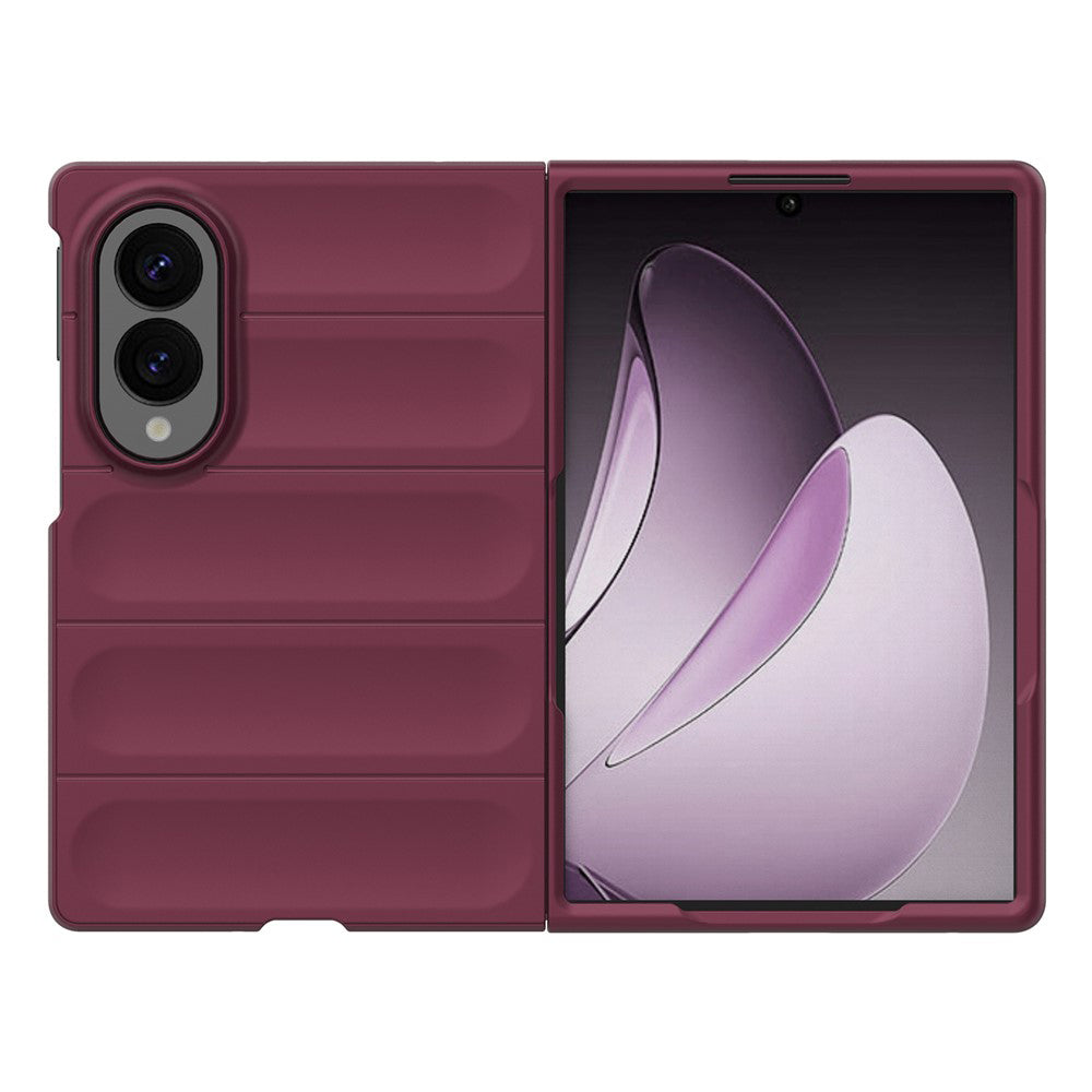 Hülle für Samsung Galaxy Z Fold8 F976, Techsuit, Magic Shield, Weinrot