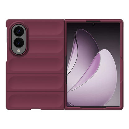 Hülle für Samsung Galaxy Z Fold8 F976, Techsuit, Magic Shield, Weinrot