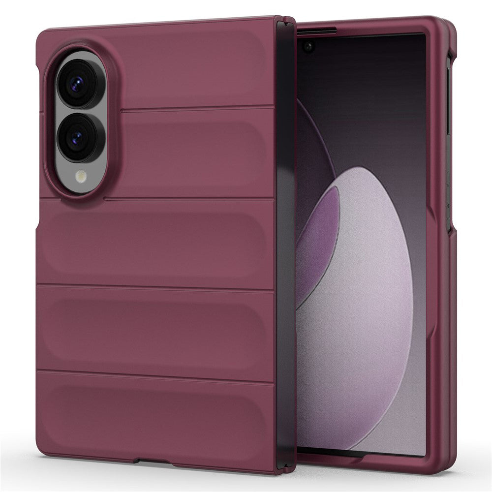 Hülle für Samsung Galaxy Z Fold8 F976, Techsuit, Magic Shield, Weinrot