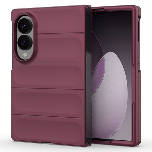 Case for Samsung Galaxy Z Fold8 F971, Techsuit, Magic Shield, Burgundy