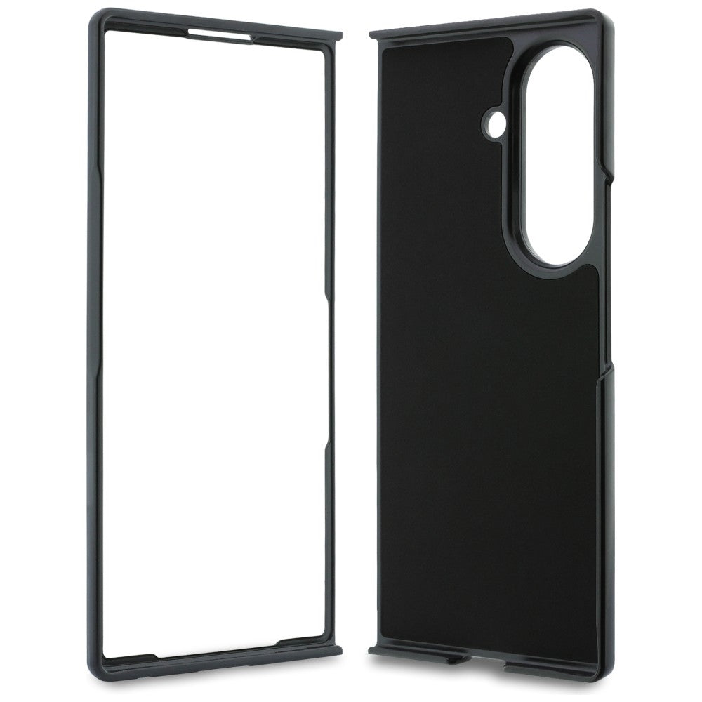 Case for Samsung Galaxy Z Fold8 Ultra F976, Karl Lagerfeld, Saffiano Karl & Choupette Metal Pin, Black