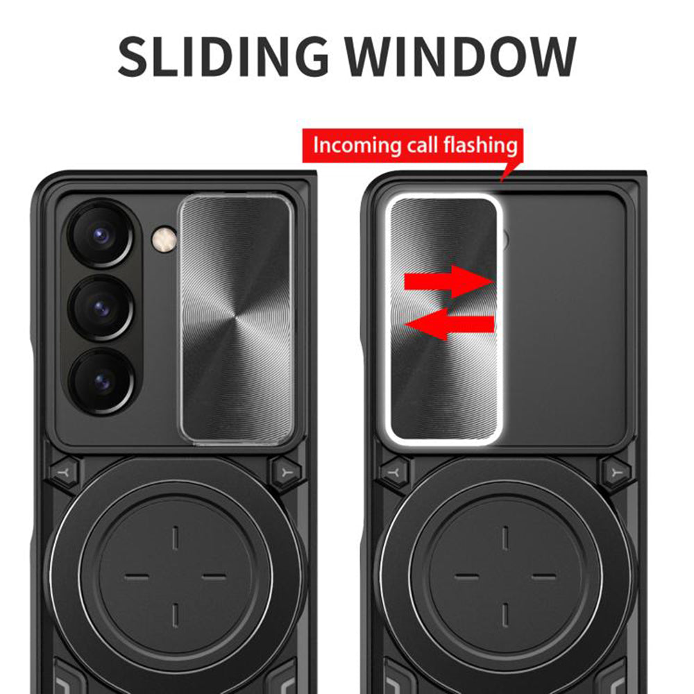 Hülle für Samsung Galaxy Z Fold8 Ultra F976 / Z Fold7 F966, Techsuit, CamGuard Pro, Roségold