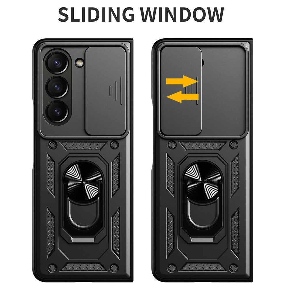 Case for Samsung Galaxy Z Fold8 Ultra F976 / Z Fold7 F966, Techsuit, CamShield, Black
