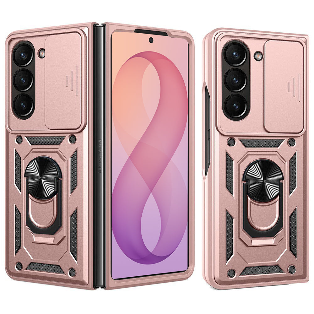 Case for Samsung Galaxy Z Fold8 Ultra F976 / Z Fold7 F966, Techsuit, CamShield, Rose Gold