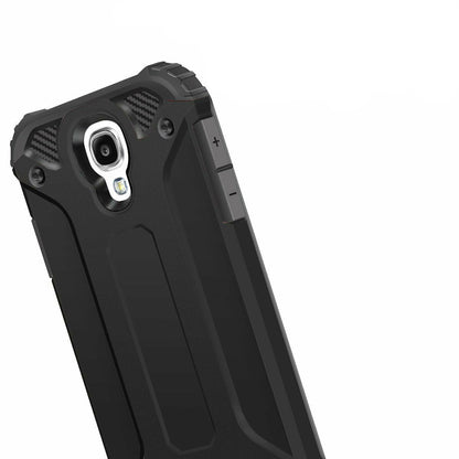 Hülle für Samsung I9500 Galaxy S4, Techsuit, Hybrid Armor, Schwarz