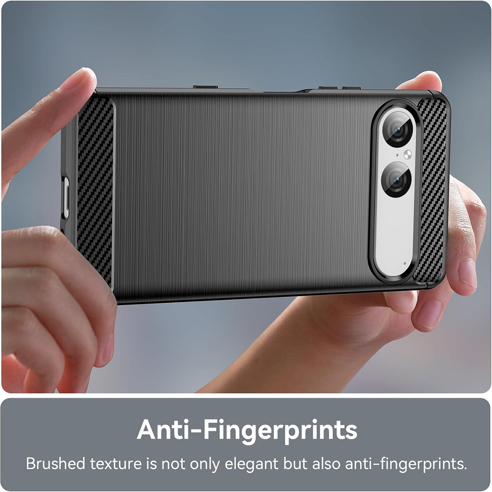 Case for Sony Xperia 10 VIII, Techsuit, Carbon, Black