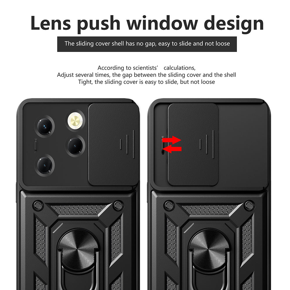 Hülle für Tecno Spark 20 Pro / Infinix Hot 40 / Hot 40 Pro, Techsuit, CamShield, Blau