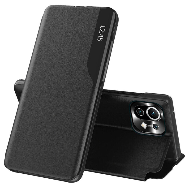 Hülle für Xiaomi 11 Lite 5G NE / Mi 11 Lite 5G / 11 Lite, Techsuit, eFold, Schwarz