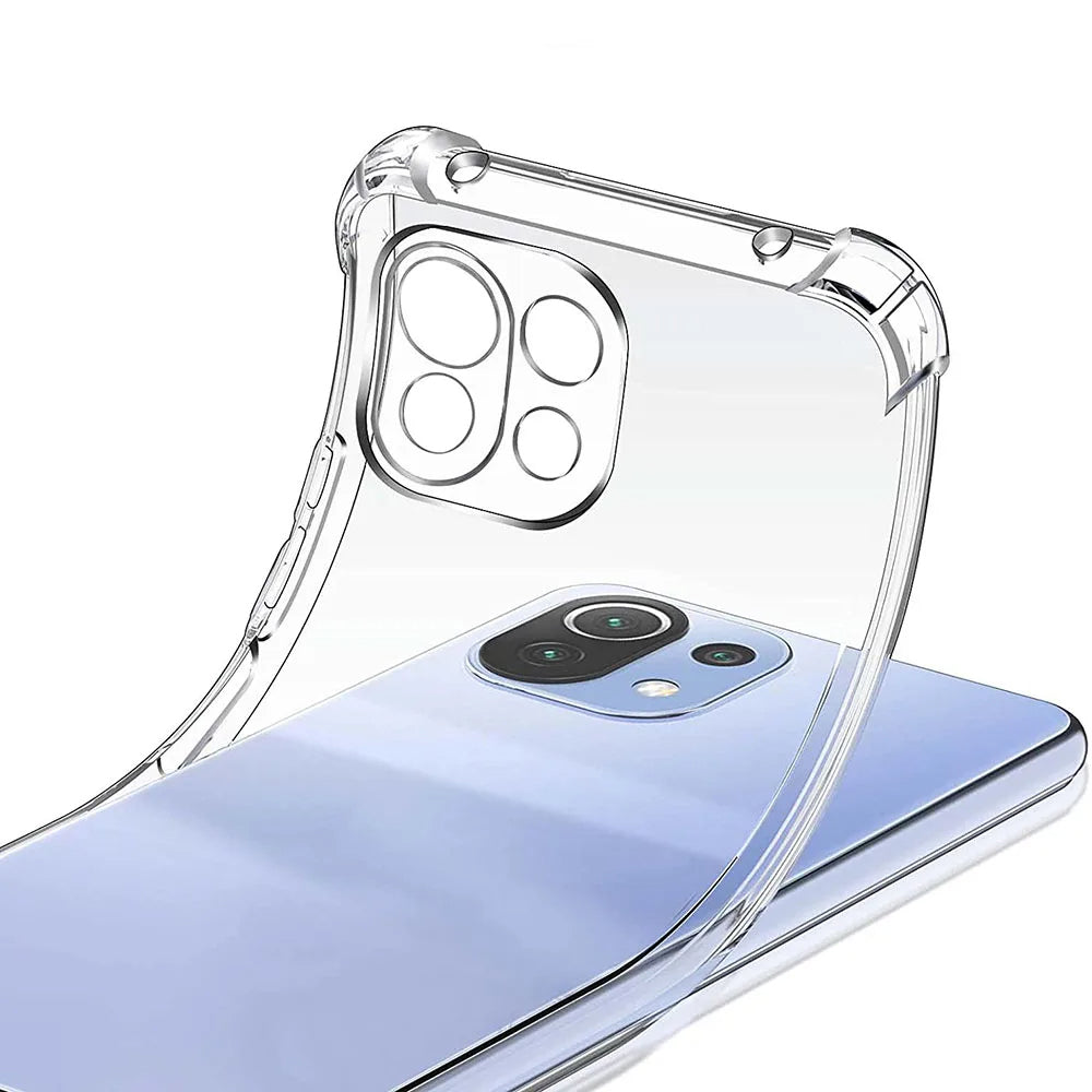 Hülle für Xiaomi 11 Lite 5G NE / Mi 11 Lite 5G / 11 Lite, Techsuit, stoßfest klar, transparent