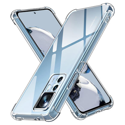 Hülle für Xiaomi 12T / 12T Pro, Techsuit, stoßfest klar, transparent