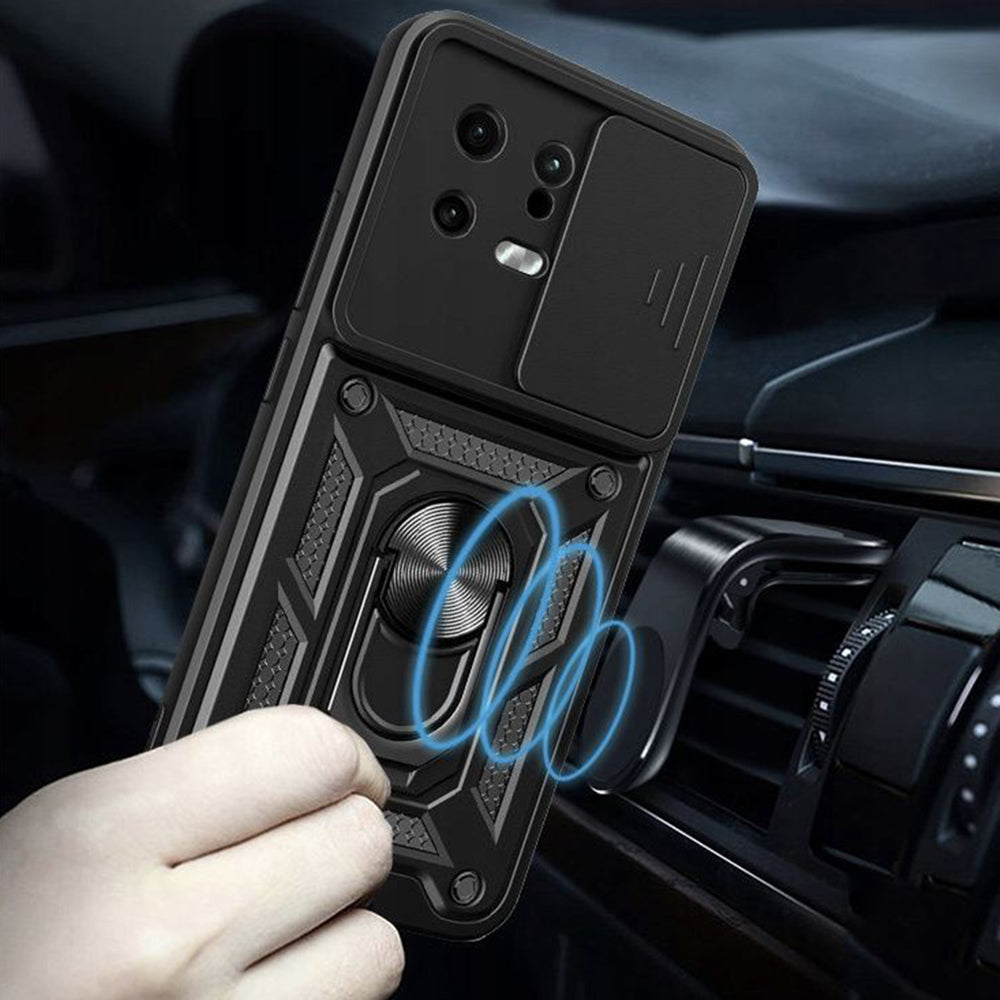 Hülle für Xiaomi 13, Techsuit, CamShield, Schwarz