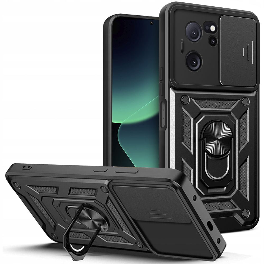 Abdeckung für Xiaomi 13T Pro / 13T, Tech-Protect, CamShield Pro, Schwarz