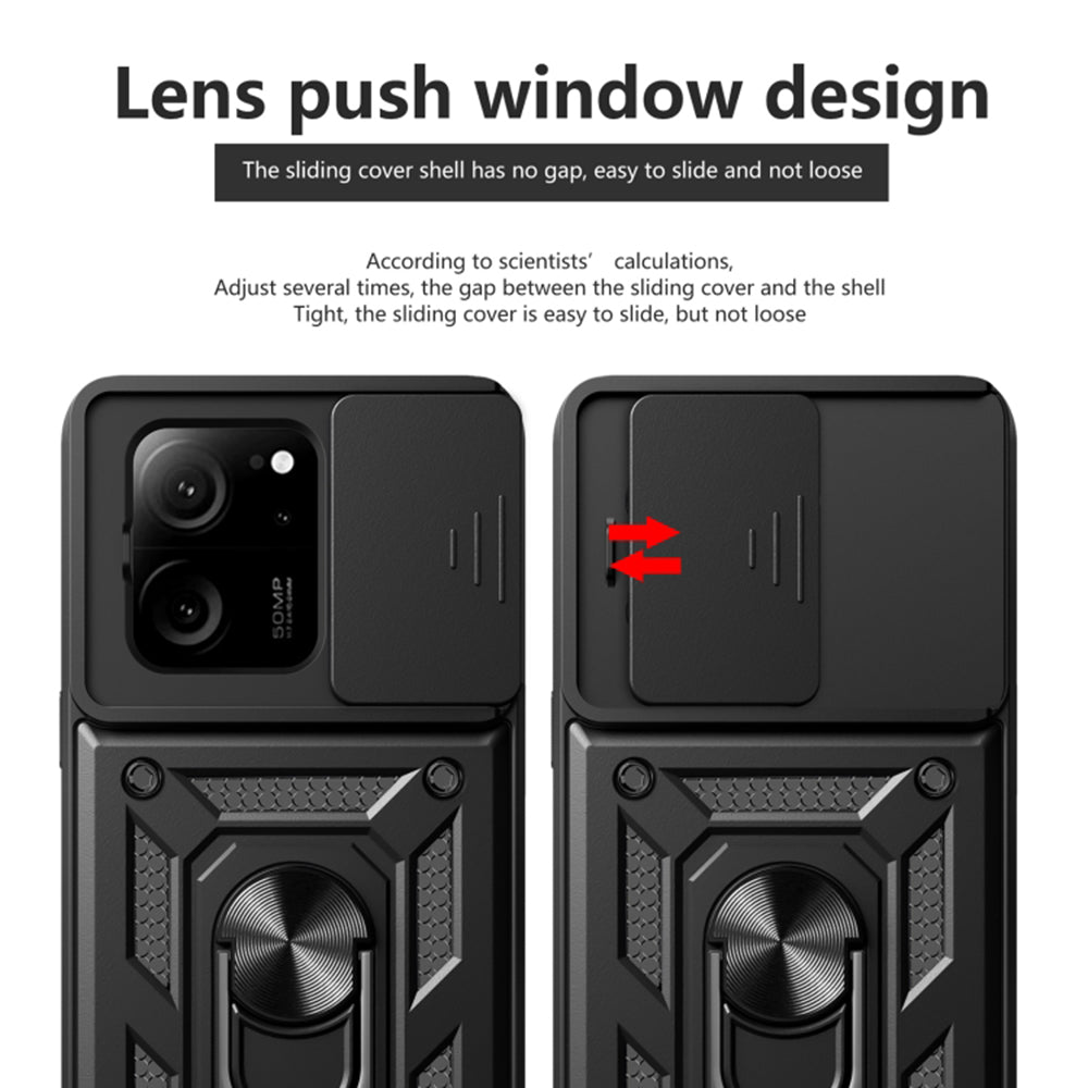 Case for Xiaomi 13T Pro / 13T, Techsuit, CamShield, Black