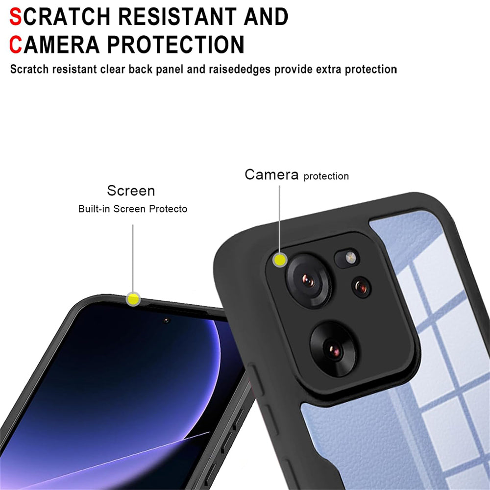 Hülle für Xiaomi 13T Pro / 13T, Techsuit, ColorVerse 360, Schwarz