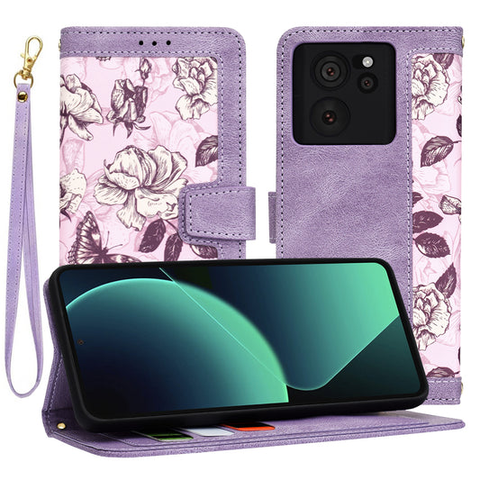 Hülle für Xiaomi 13T Pro / 13T, Techsuit, FlipCraft, Lila
