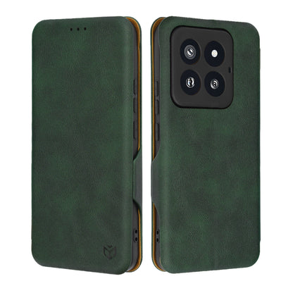 Hülle für Xiaomi 14 Pro, Techsuit, Safe Wallet Plus, Grün