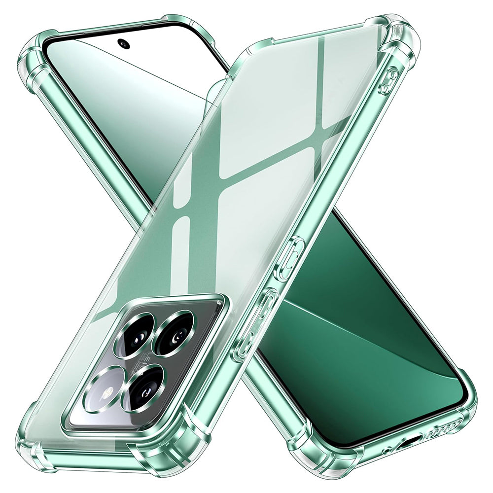 Case for Xiaomi 14 Pro, Techsuit, Shockproof Clear, Transparent