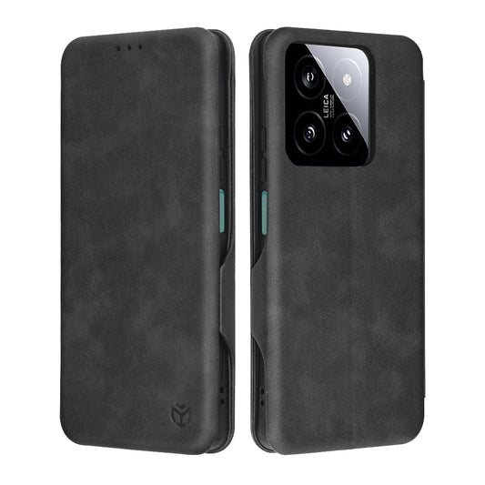 Hülle für Xiaomi 14, Techsuit, Safe Wallet Plus, Schwarz