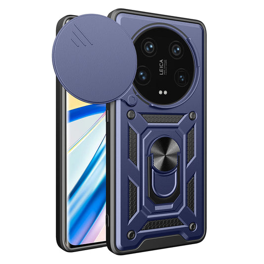 Hülle für Xiaomi 14 Ultra, Techsuit, CamShield, Blau