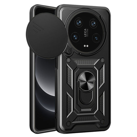 Hülle für Xiaomi 14 Ultra, Techsuit, CamShield, Schwarz