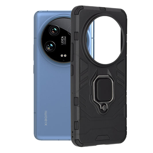 Hülle für Xiaomi 14 Ultra, Techsuit, Shield, Schwarz
