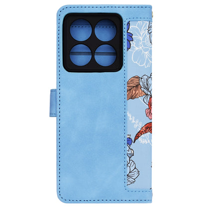 Hülle für Xiaomi 14T Pro, Techsuit, FlipCraft, Blau