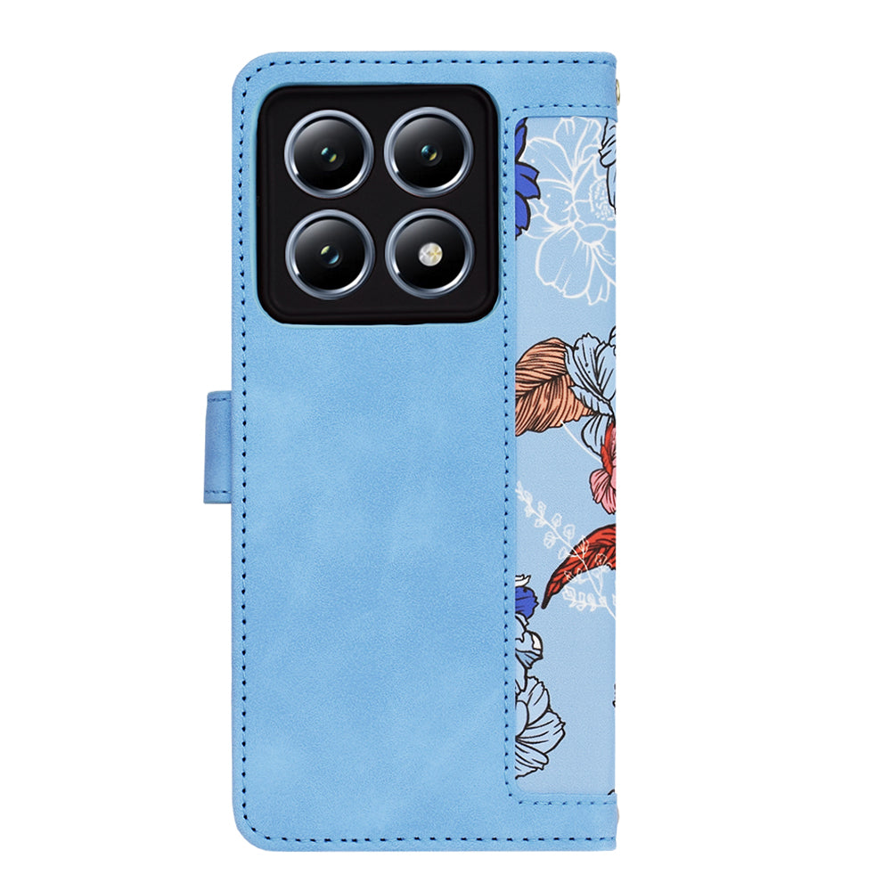Hülle für Xiaomi 14T Pro, Techsuit, FlipCraft, Blau