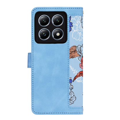 Hülle für Xiaomi 14T Pro, Techsuit, FlipCraft, Blau