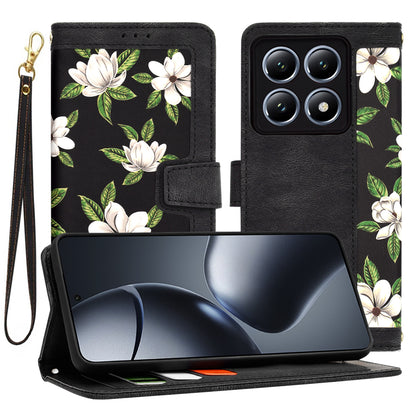 Hülle für Xiaomi 14T Pro, Techsuit, FlipCraft, Schwarz