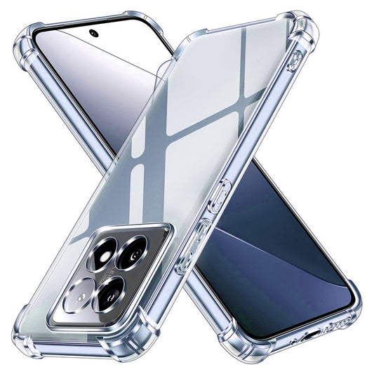 Hülle für Xiaomi 14T Pro, Techsuit, stoßfest klar, transparent
