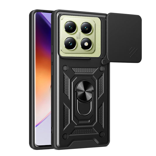Hülle für Xiaomi 14T, Techsuit, CamShield, Schwarz