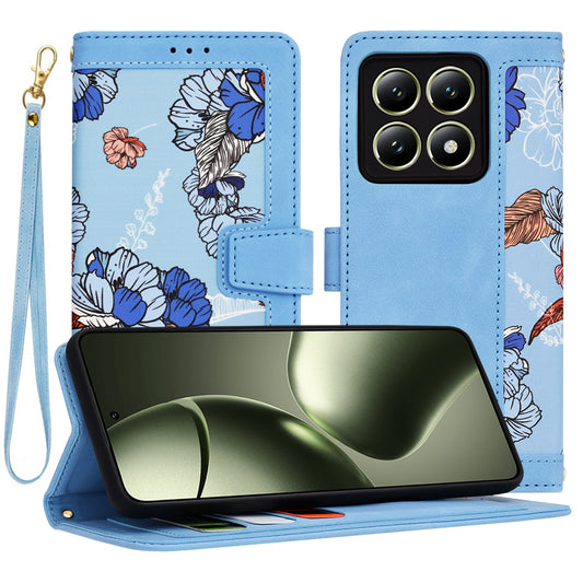 Hülle für Xiaomi 14T, Techsuit, FlipCraft, Blau
