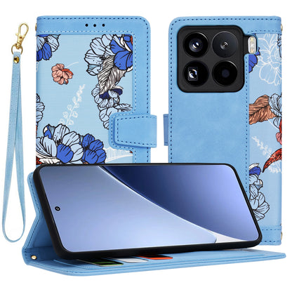 Hülle für Xiaomi 15 Pro, Techsuit, FlipCraft, Blau