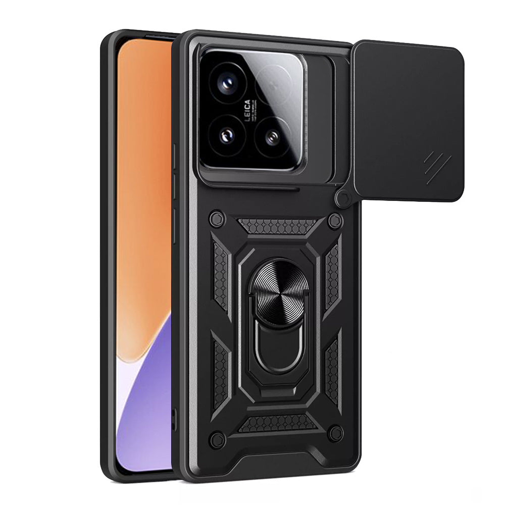Hülle für Xiaomi 15, Techsuit, CamShield, Schwarz
