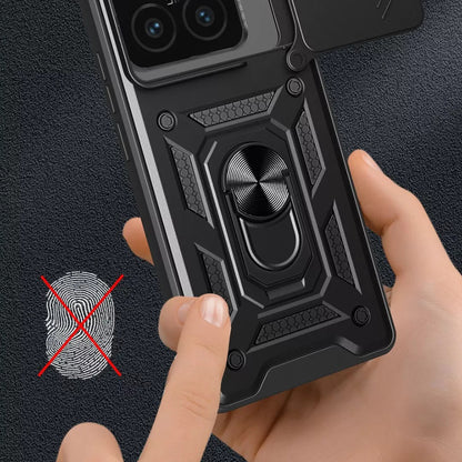 Hülle für Xiaomi 15, Techsuit, CamShield, Schwarz