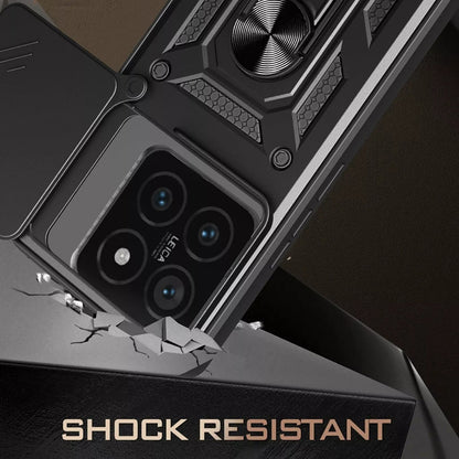 Hülle für Xiaomi 15, Techsuit, CamShield, Schwarz