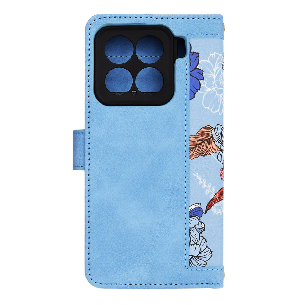 Hülle für Xiaomi 15, Techsuit, FlipCraft, Blau