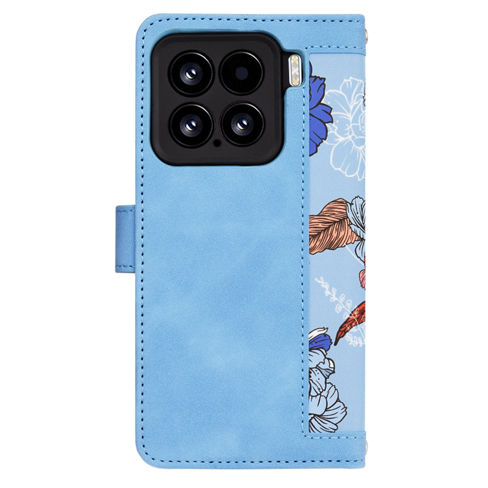 Hülle für Xiaomi 15, Techsuit, FlipCraft, Blau