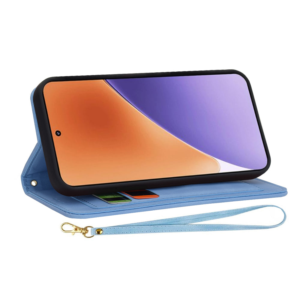 Hülle für Xiaomi 15, Techsuit, FlipCraft, Blau