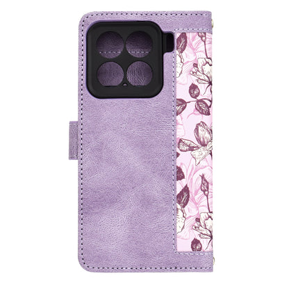 Hülle für Xiaomi 15, Techsuit, FlipCraft, Lila