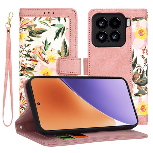 Hülle für Xiaomi 15, Techsuit, FlipCraft, Rosa