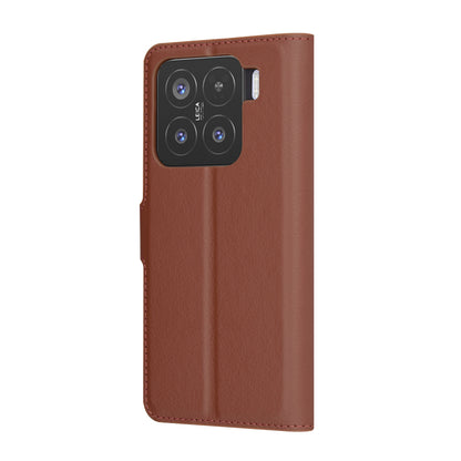 Hülle für Xiaomi 15, Techsuit, Leder-Folio, Braun