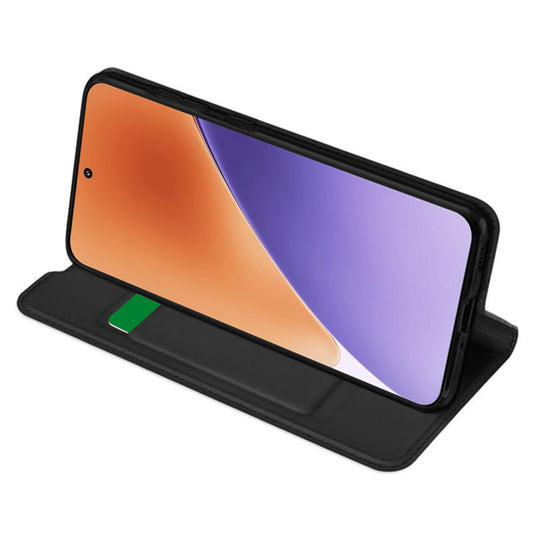Hülle für Xiaomi 15, Techsuit, Magskin Book, Schwarz