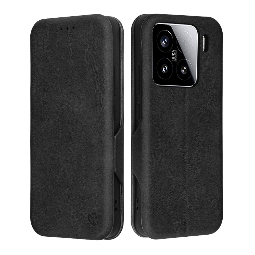 Hülle für Xiaomi 15, Techsuit, Safe Wallet Plus, Schwarz