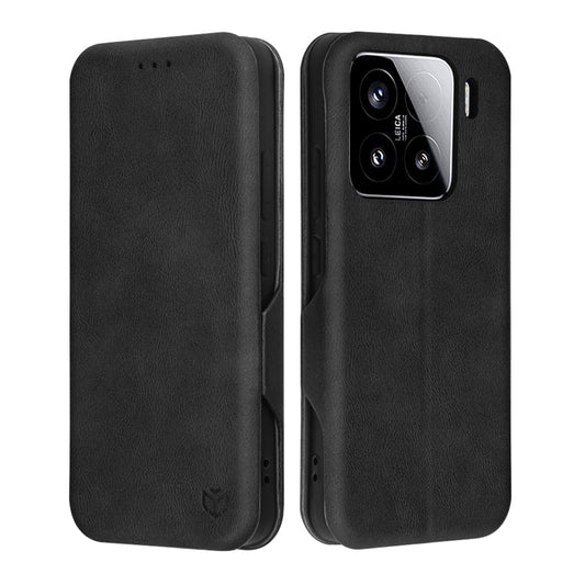 Hülle für Xiaomi 15, Techsuit, Safe Wallet Plus, Schwarz