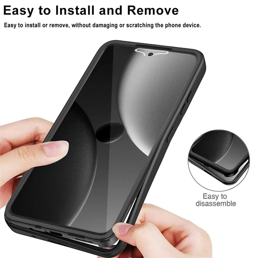 Hülle für Xiaomi 15 Ultra, Techsuit, ColorVerse 360, Schwarz