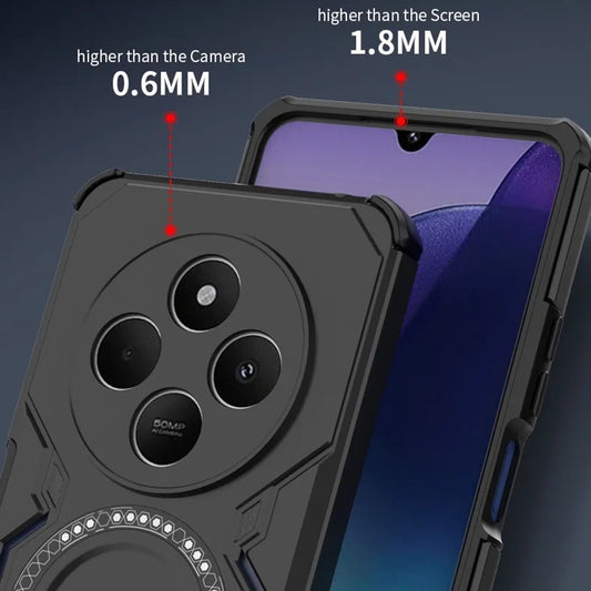 MagSafe-Hülle für Xiaomi 15T Pro, Techsuit, ArmorMag, Schwarz