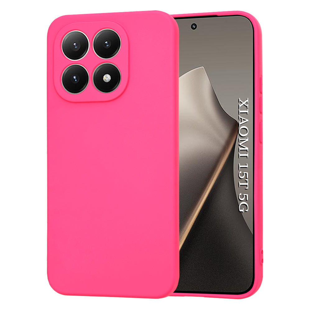 Hülle für Xiaomi 15T, Techsuit, SoftFlex, Dunkelrosa